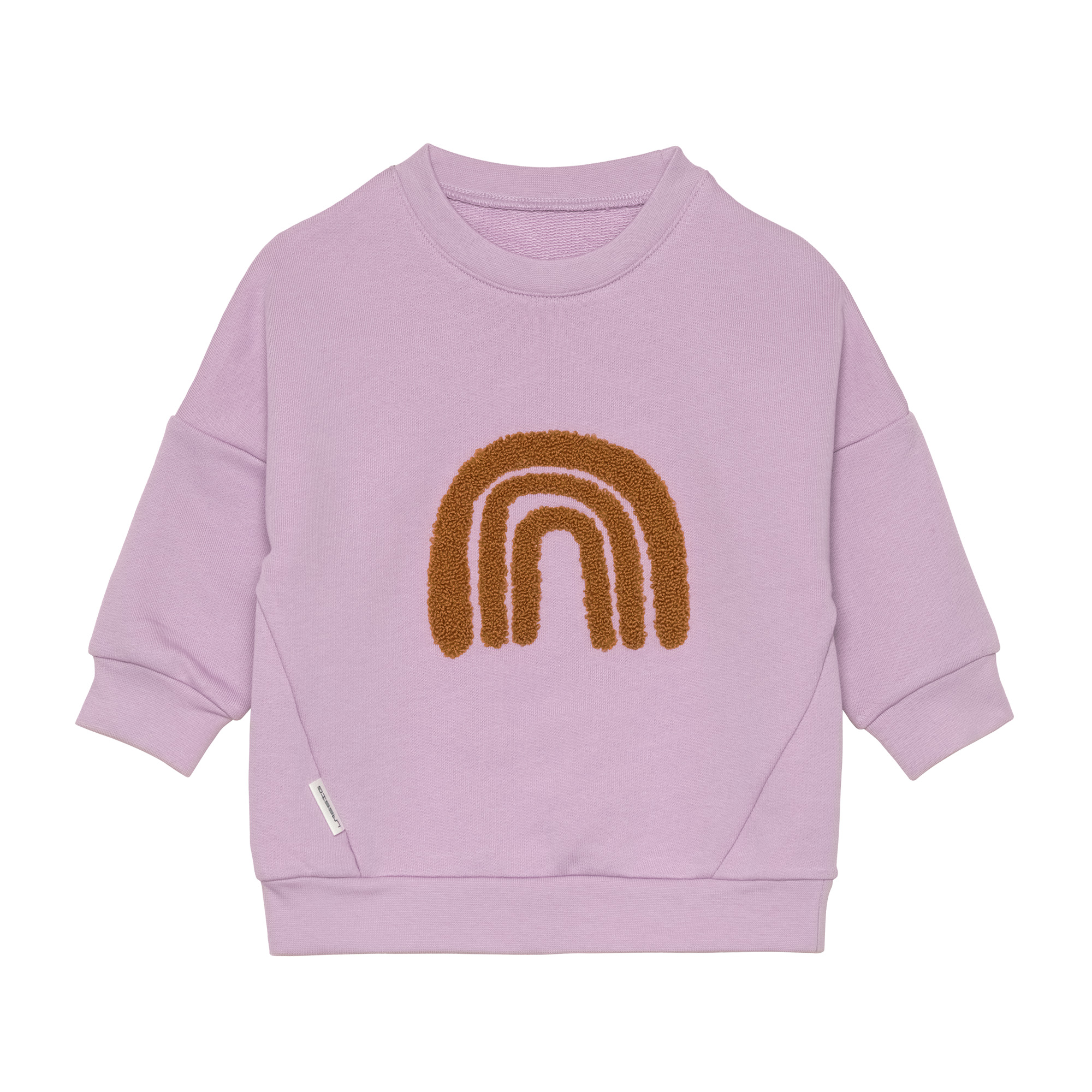 Kinder Pullover - Bio Baumwolle, Little Gang, Regenbogen Lila