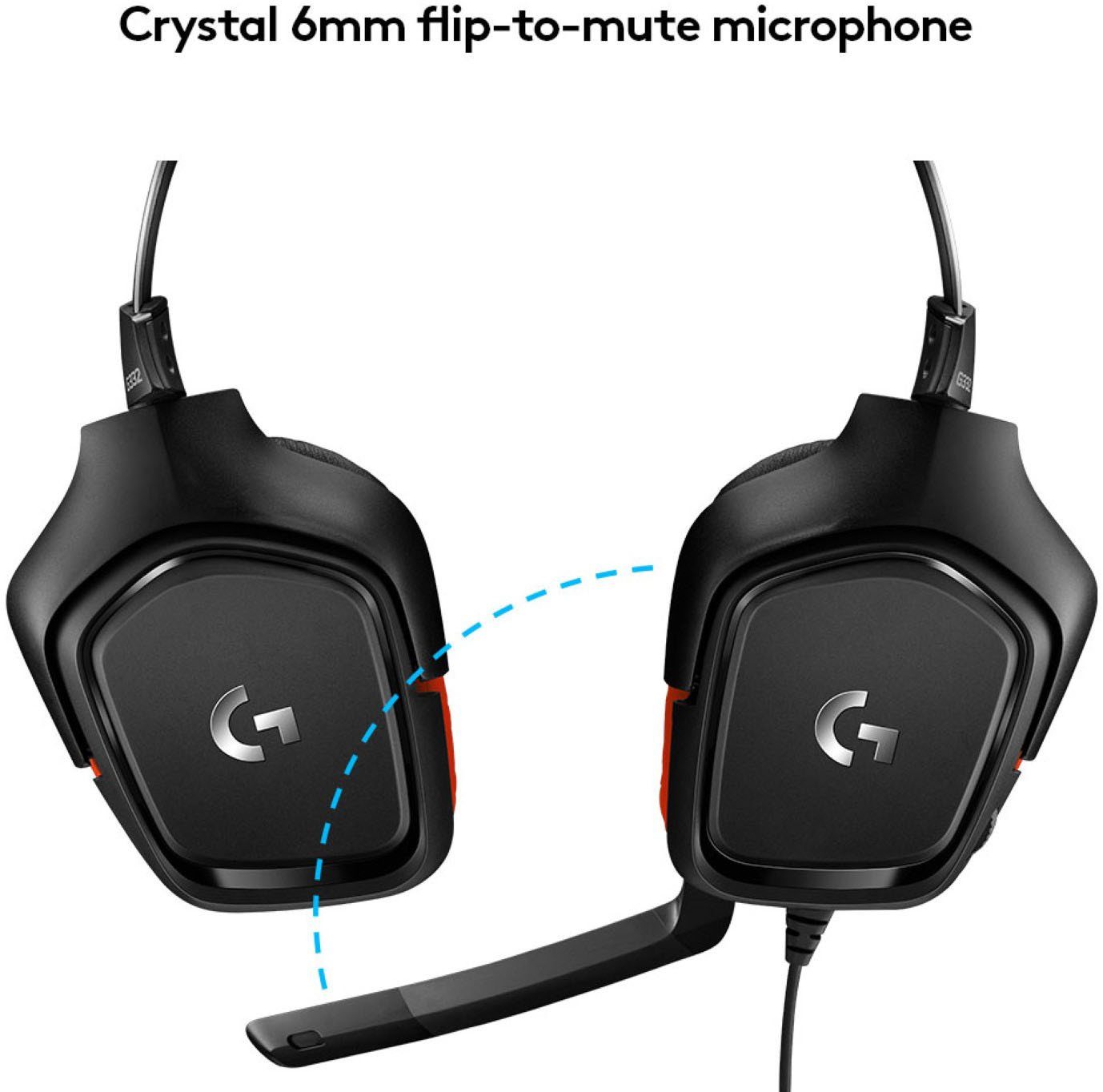 Logitech G G332 - LEATHERETTE - EMEA Gaming-Headset