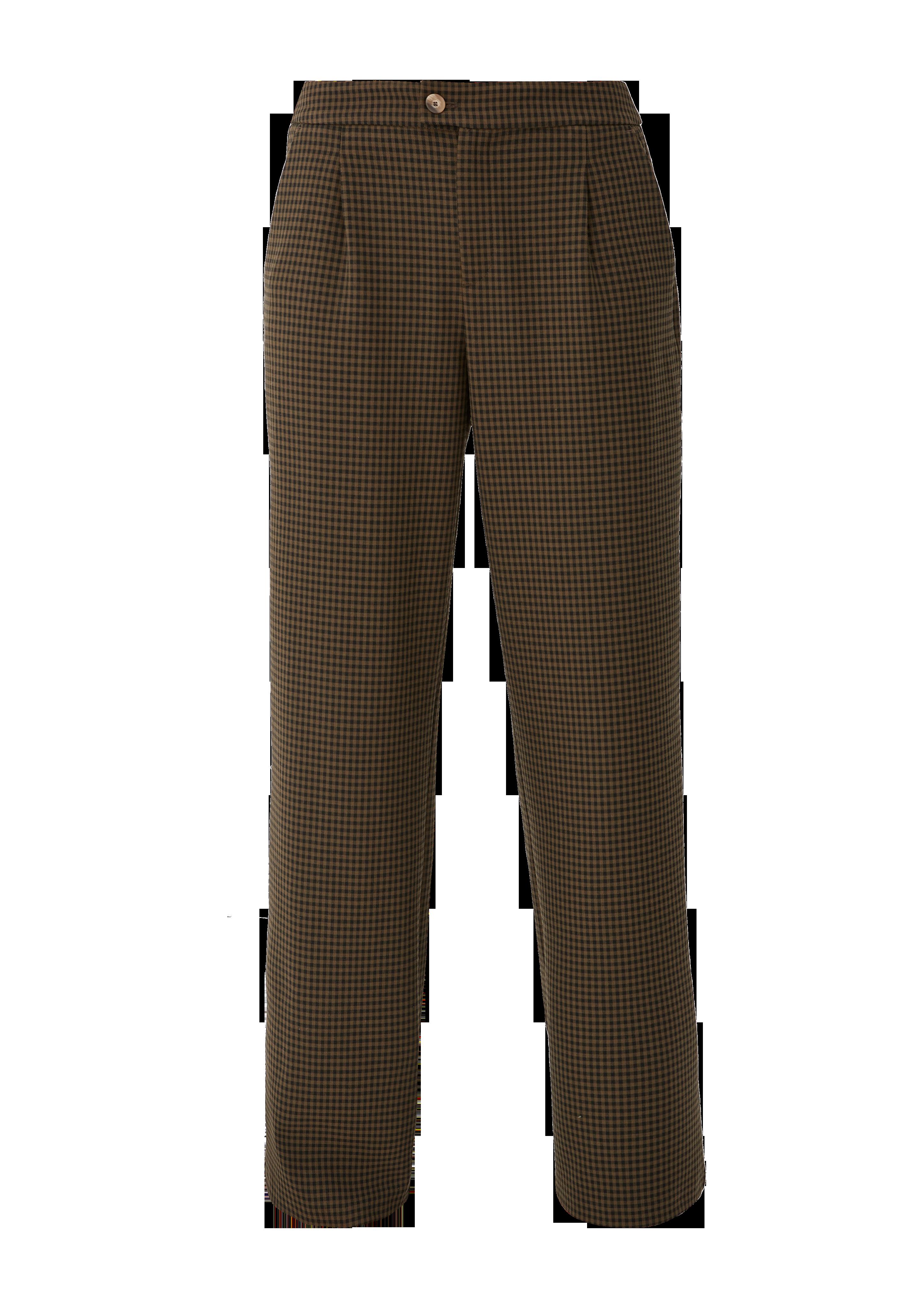 Regular: Karierte Wide leg-Hose  2121388-79N7