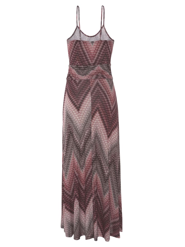 LASCANA Midikleid in sand-bordeaux günstig kaufen