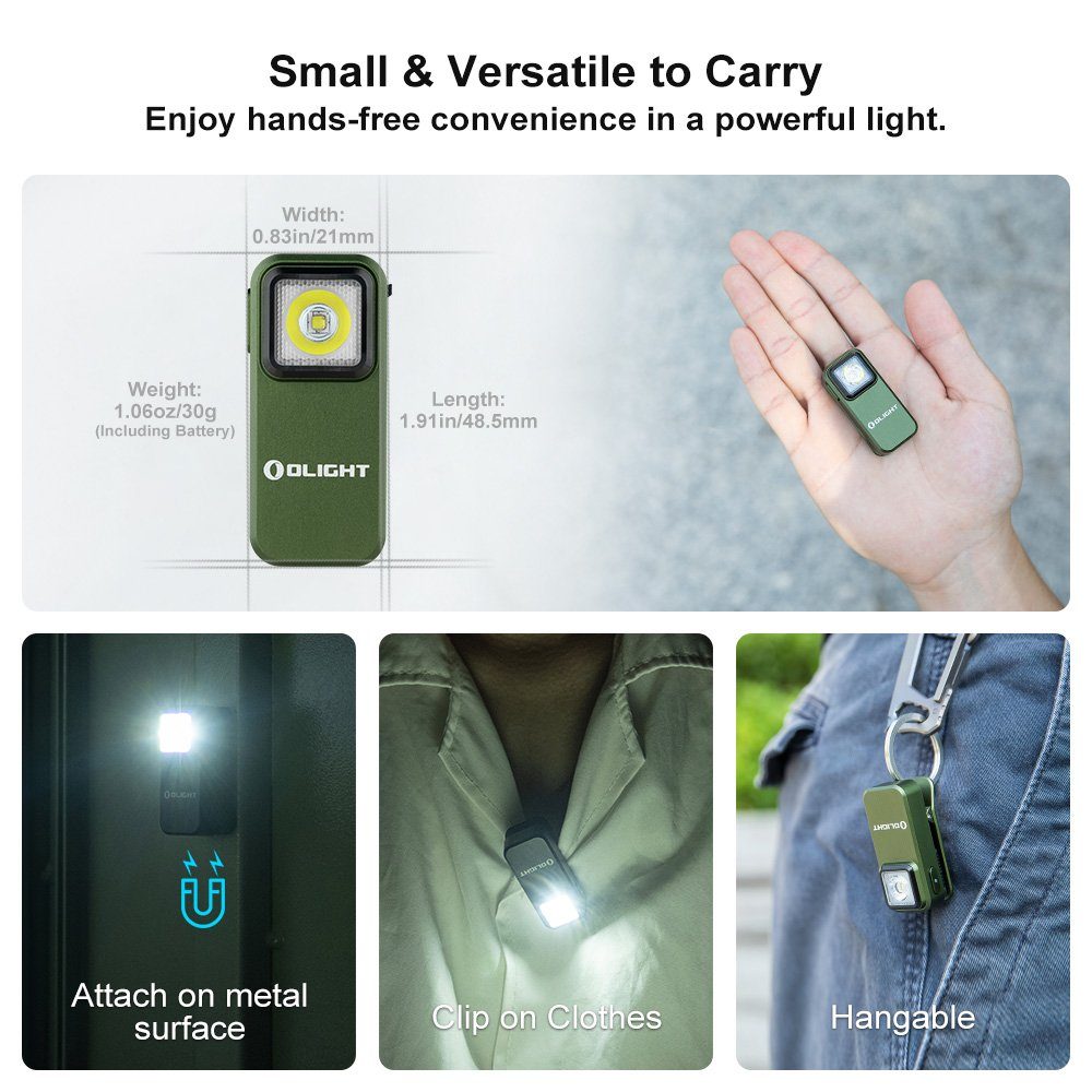 OLIGHT Taschenlampe Olight Oclip multifunktionales Clip-Licht LED mit zwei Lichtquellen
