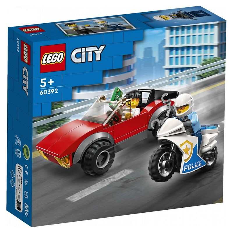 60392 La course poursuite de la moto de police LEGO City