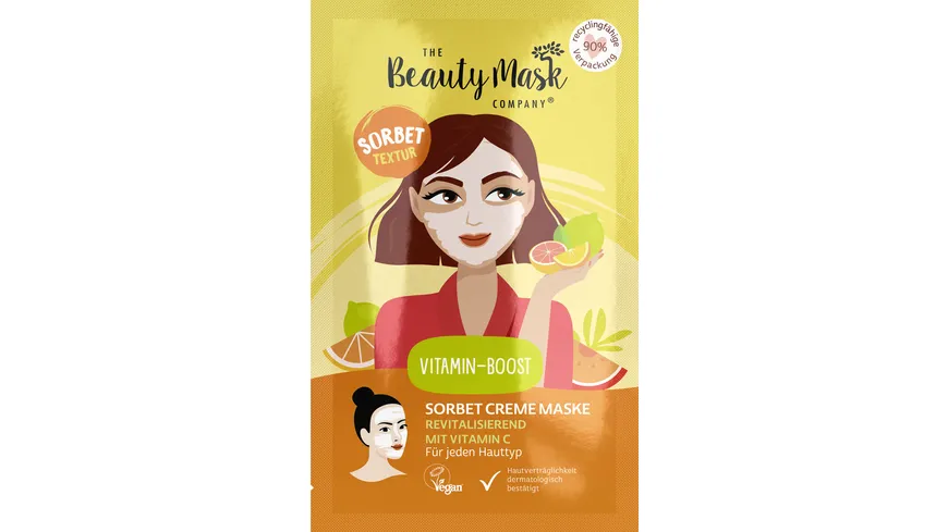 The Beauty Mask Company Gesichtsmaske Vitamin Boost 10 g