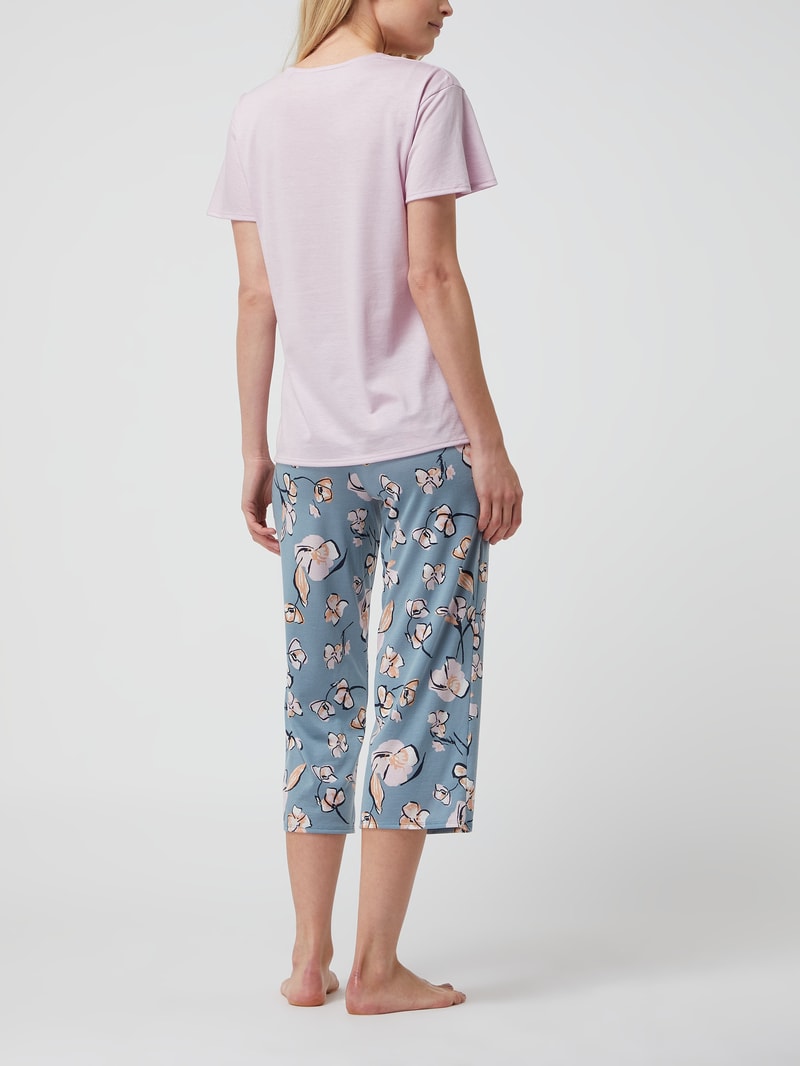 Pyjama mit Modal-Anteil in blau