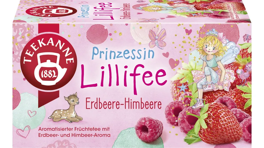 Teekanne Prinzessin Lillifee Tee Erdbeere-Himbeere 55 g