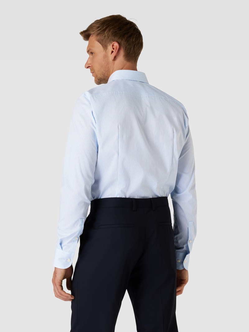 Slim Fit Business-Hemd Modell 'Hank' in bleu