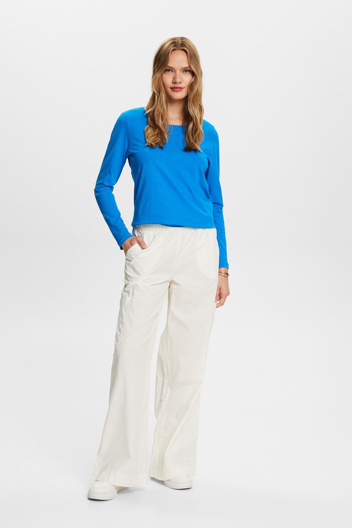 Jersey-Longsleeve, 100 % Baumwolle