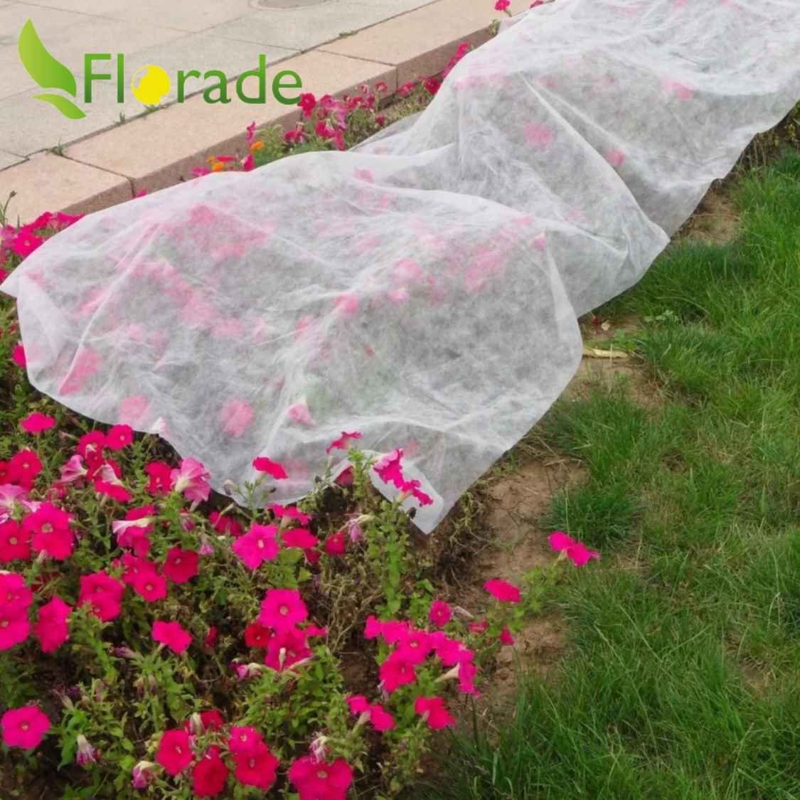 Florade Winterschutzvlies Wintervlies - Thermovlies - Winter Pflanzenschutz - Frostschutz, 19g/m² - 1,6m x 1m