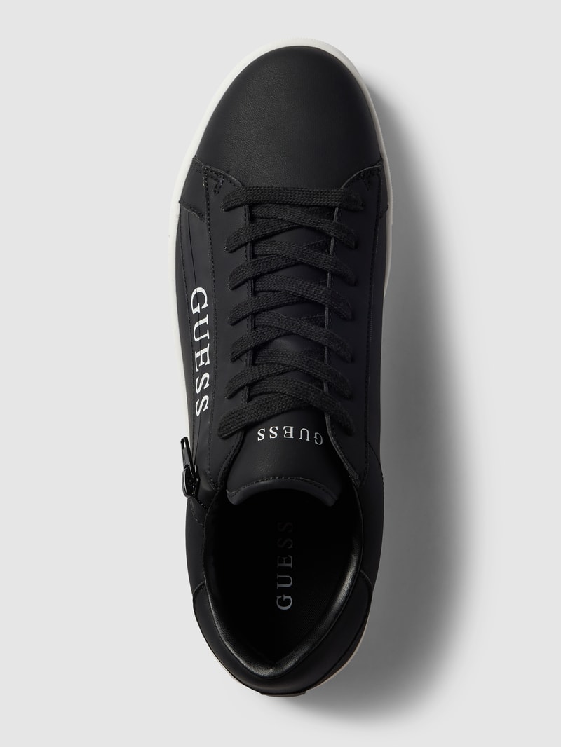 Sneaker mit Label-Print Modell 'TODI' in schwarz