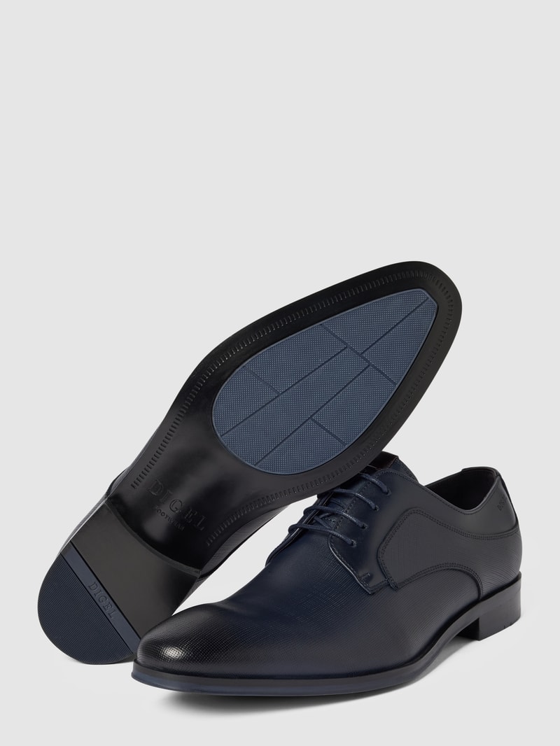 Derby-Schuhe mit Schnürverschluss Modell 'Sio' in marineblau