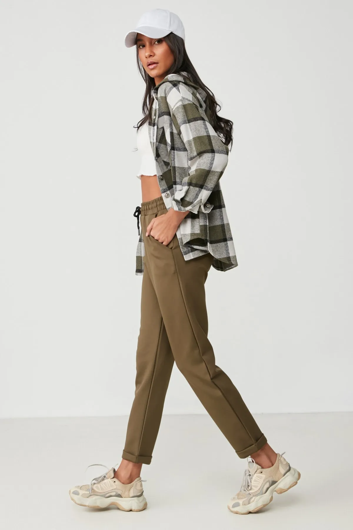 C&City  Doppelbein-Jogginghose 807 Khaki