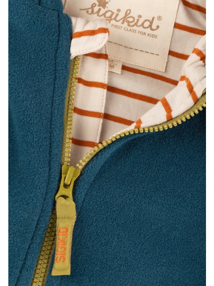 Sigikid Fleecejacke welcome to the jungle in Dunkelblau günstig kaufen