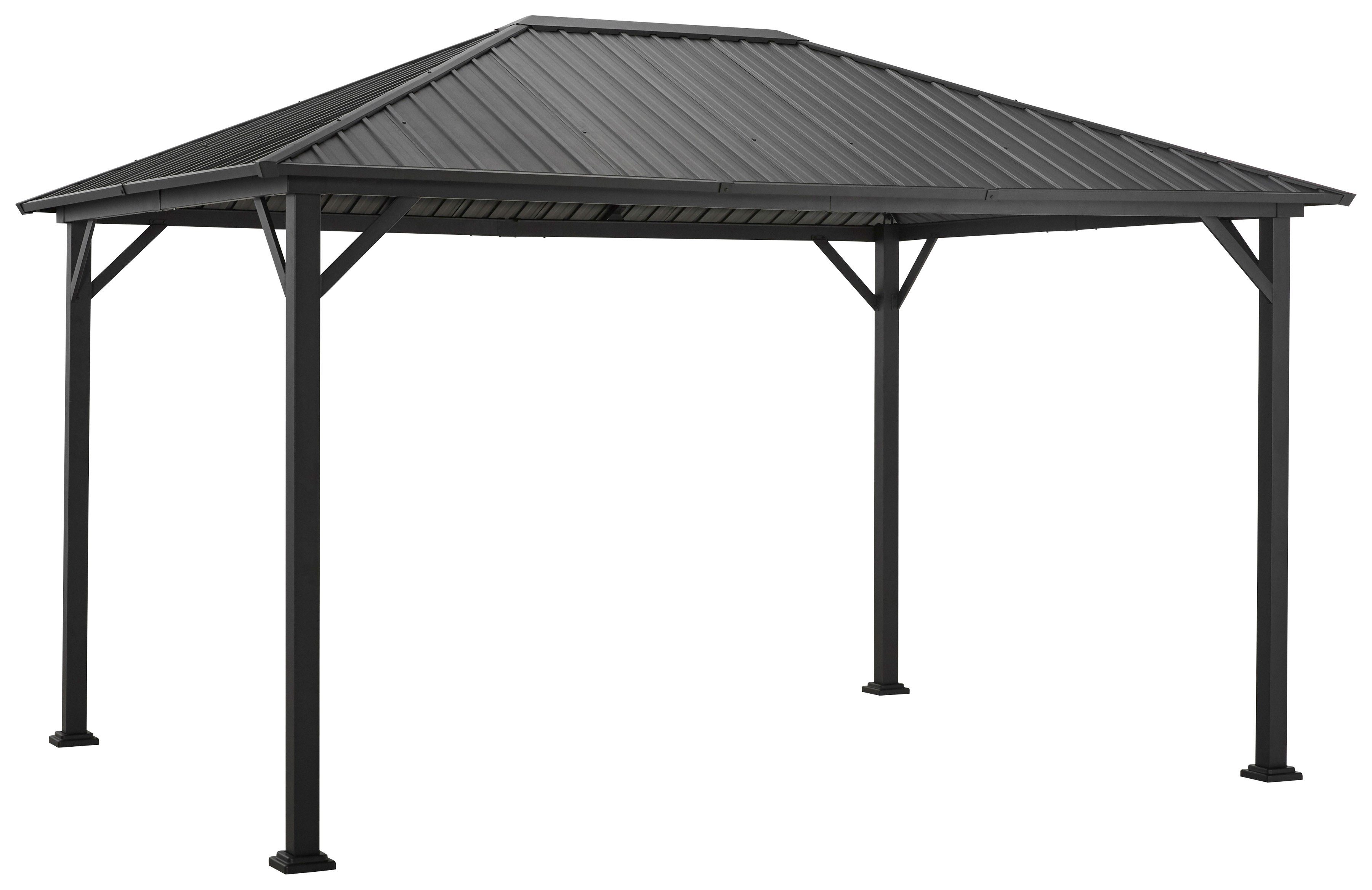 KONIFERA Pavillon Samos, BxT: 300x400 cm, Stahlgestell, ohne Seitenteile