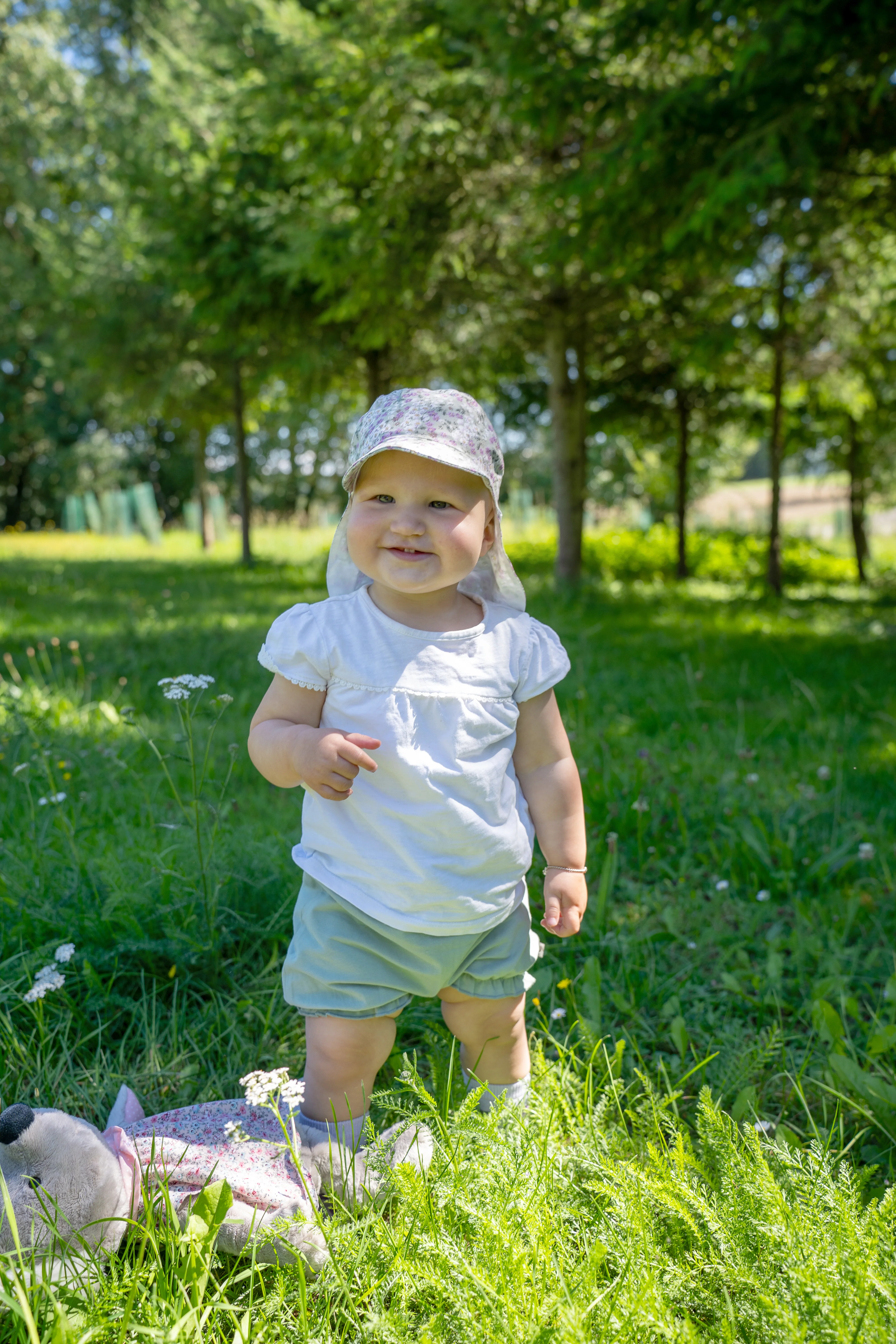 Shorts Sommer Uni mit Deko-Zierschleife am Bund