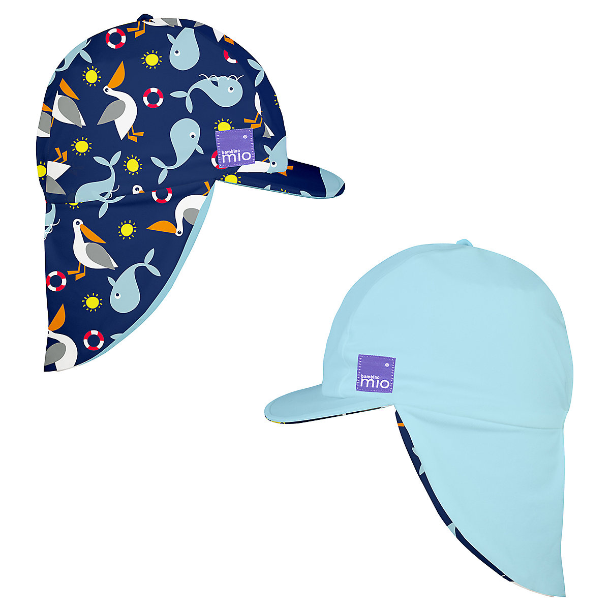 Wende-Sonnenhut, Nautisch, L-XL (1-2 Jahre+)