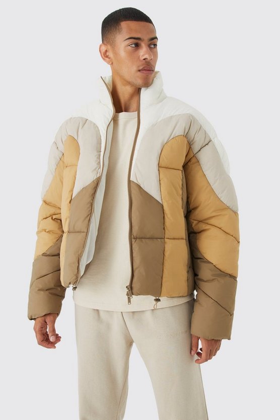 Colorblock Steppjacke