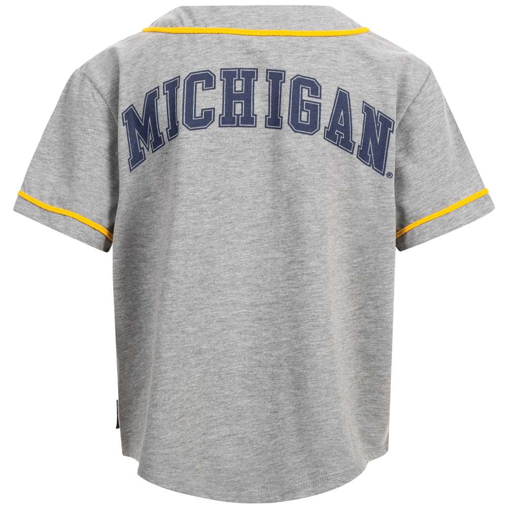 Michigan American Freshman College Style Kinder Baseball Shirt AJD00392