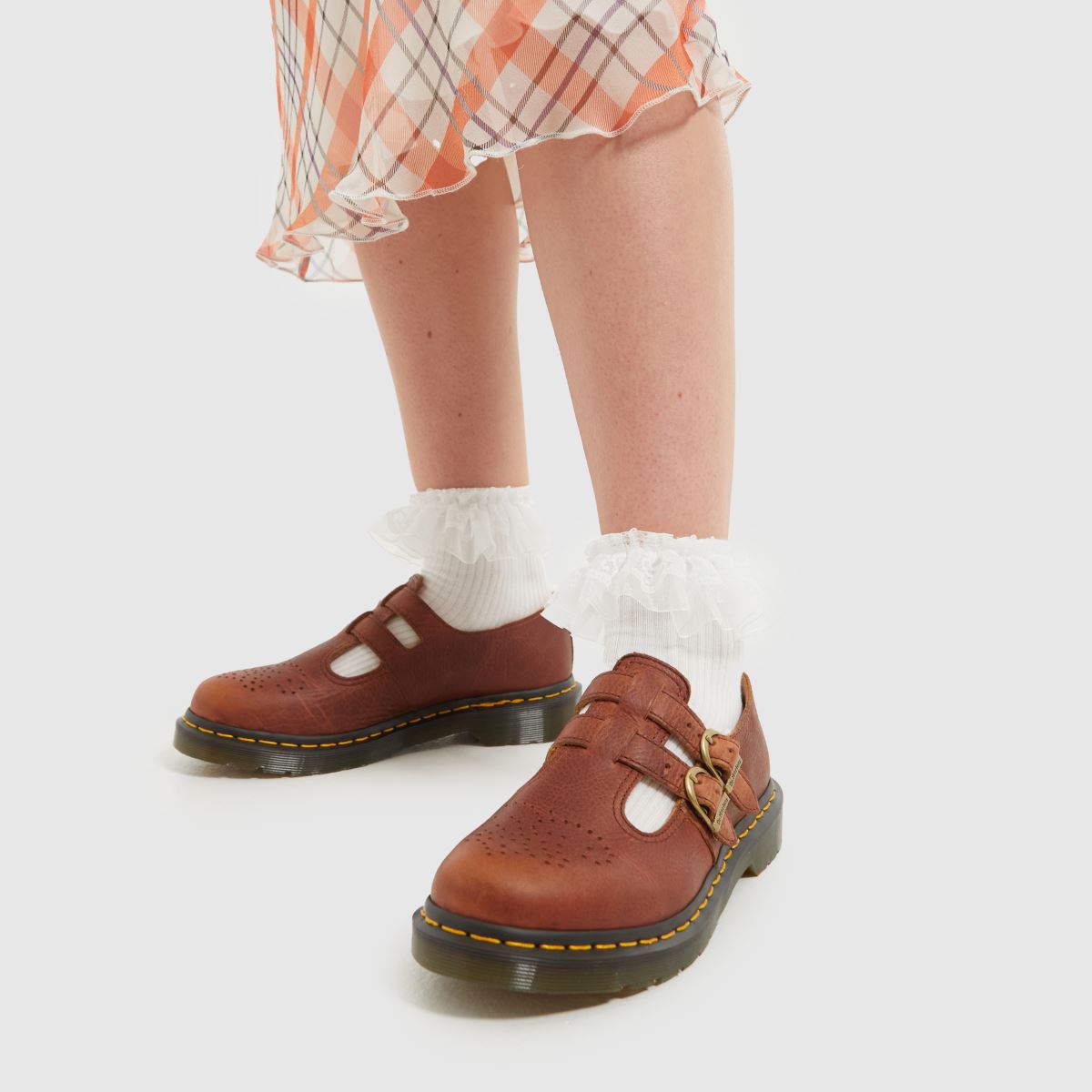 Dr Martens 8065 Mary Jane – Bruna platta skor