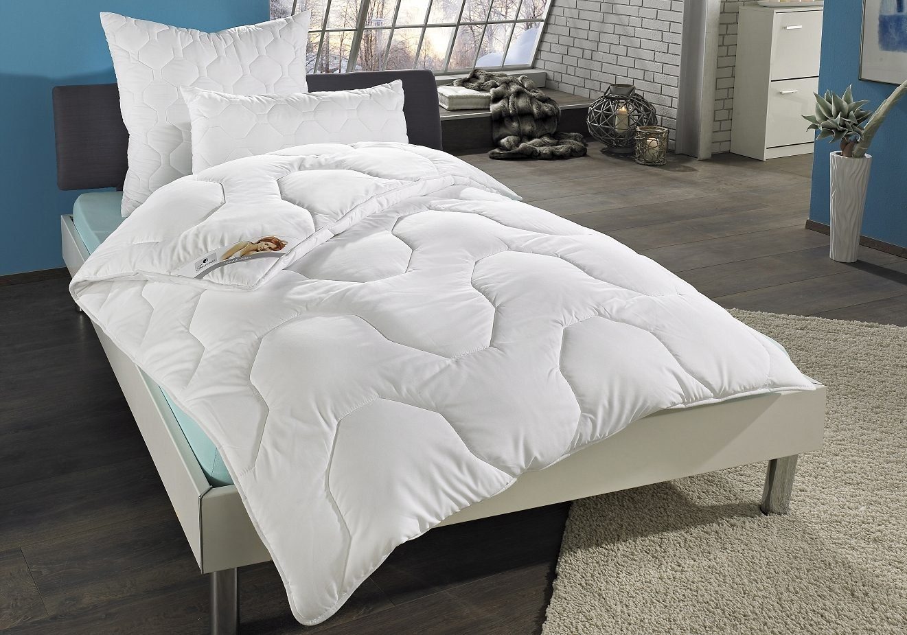 Microfaserbettdecke, Wellness XXL, Beco, Füllung: Polyester, Bezug: Baumwolle oder Polyester