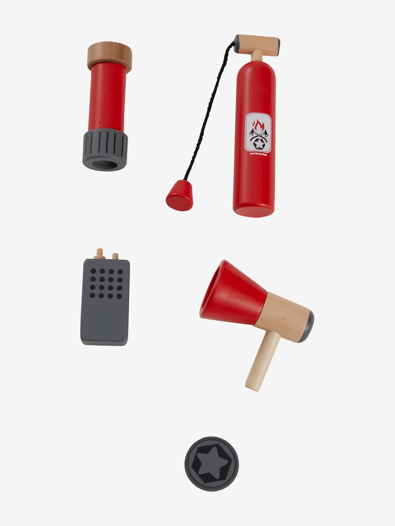Kit du pompier en bois FSC® multicolore