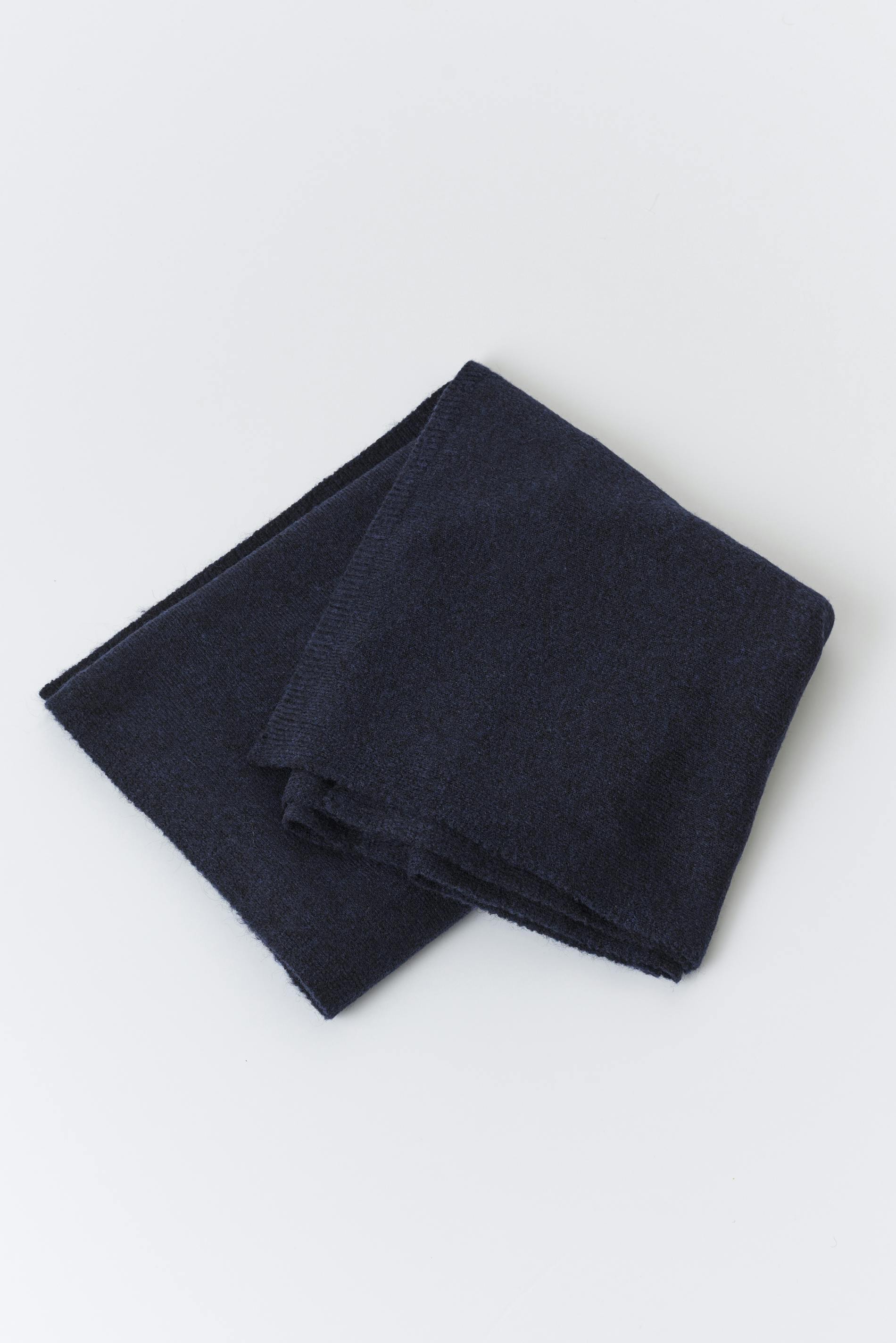 Soft knitted scarf
