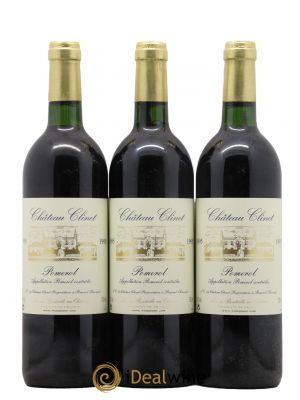 Château Clinet  1995 - Lot de 3 Bouteilles