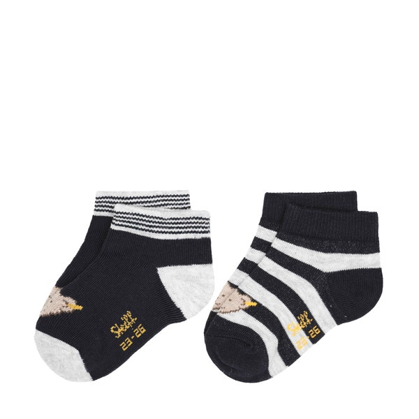Socken 2er Pack GOTS, dunkelblau