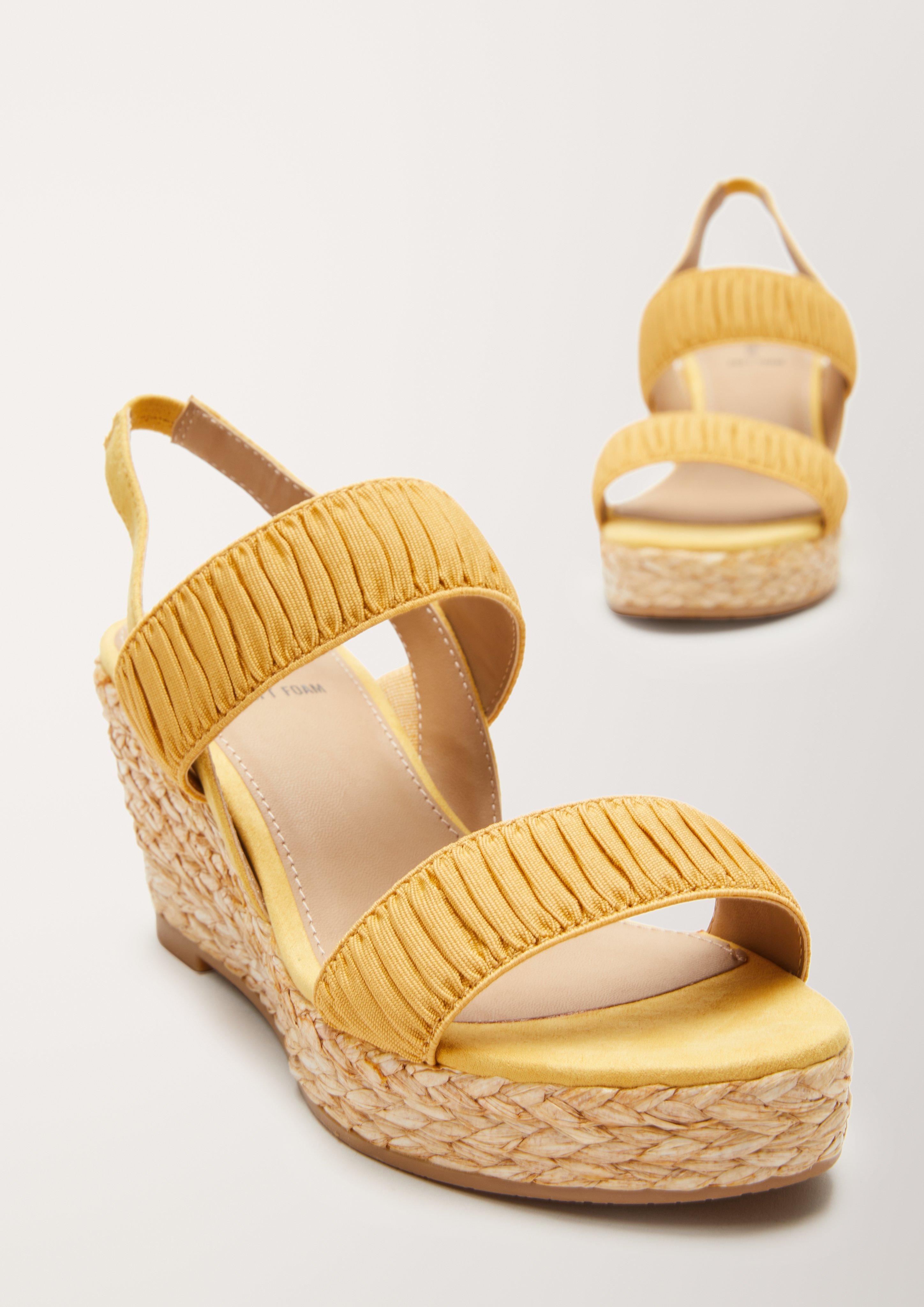 Wedges mit Raffung  6005723-600