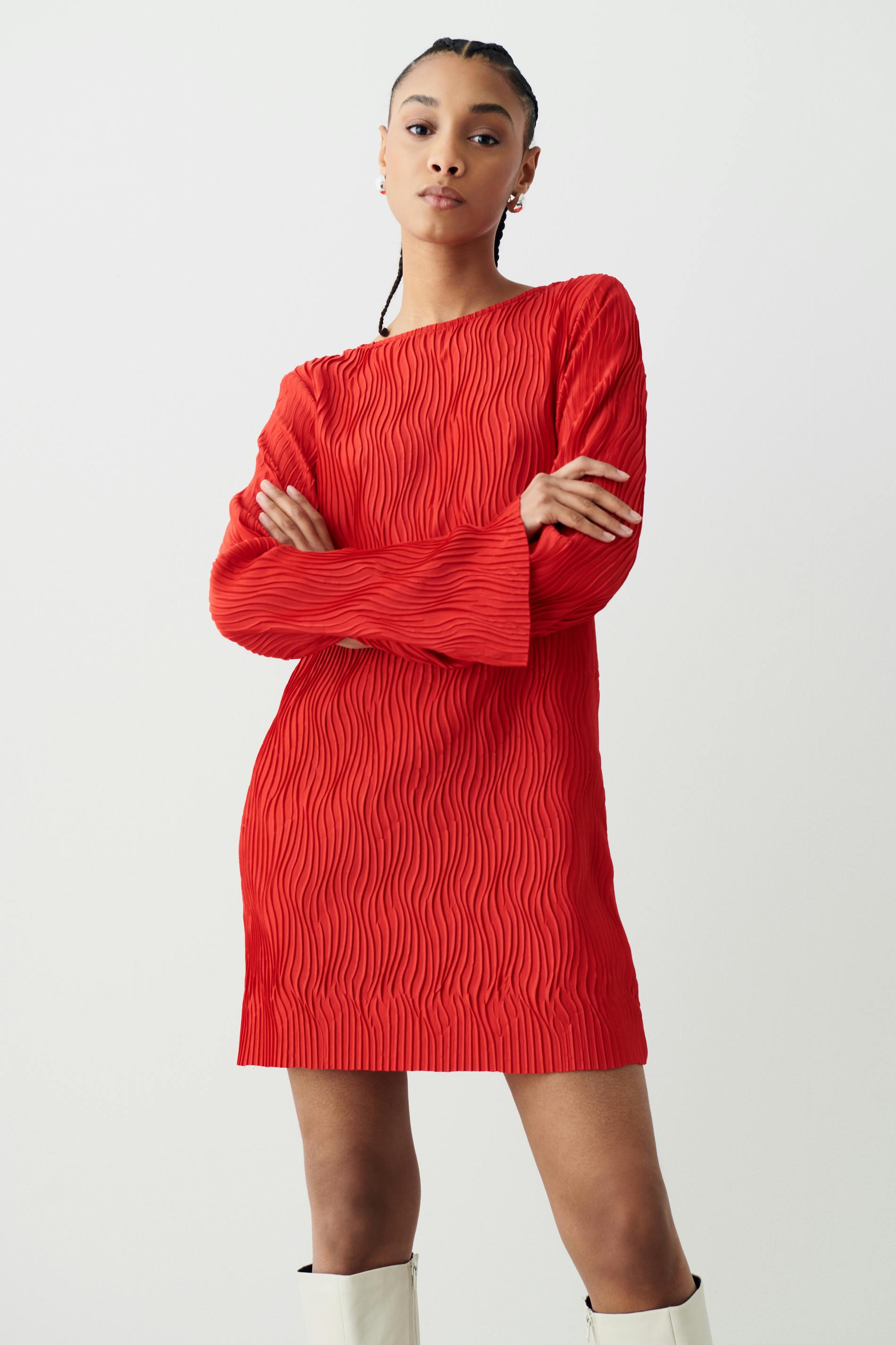 Plisse dress