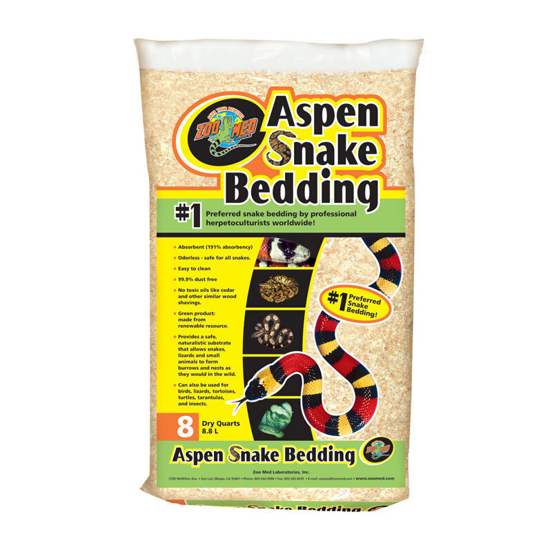 ZooMed Bodengrund ZooMed Aspen Snake Bedding 8,8 l