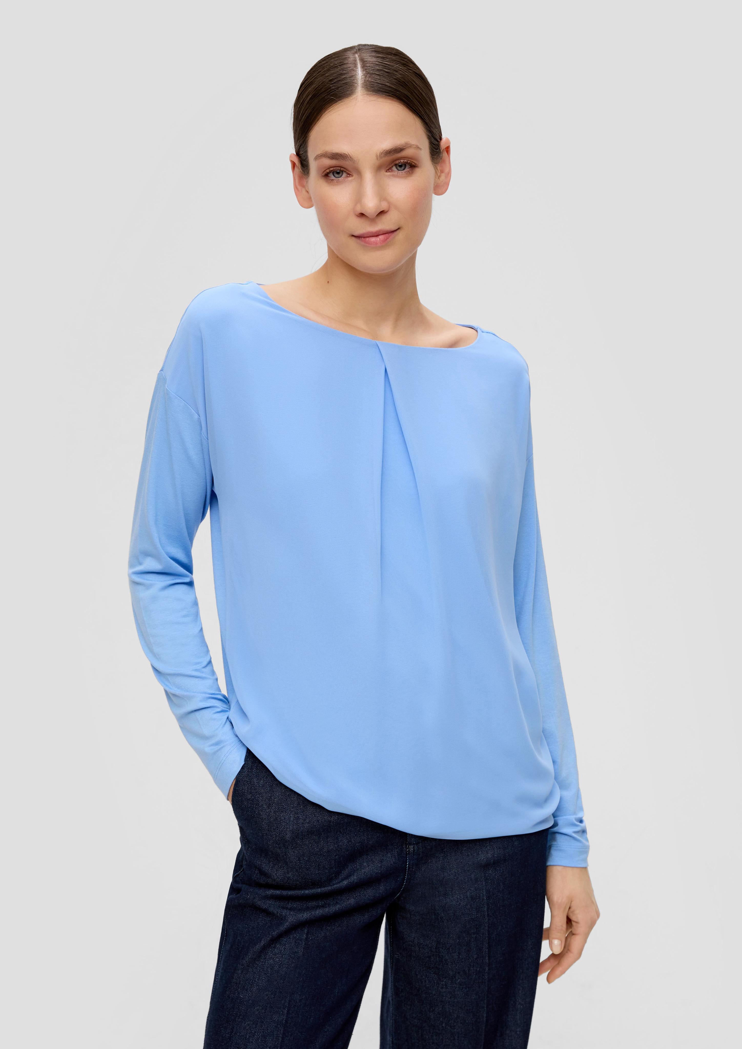 T-Shirt mit Falten-Detail  2141013-5340