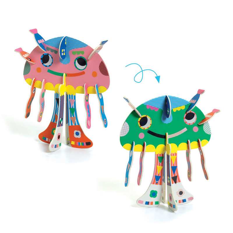 Coffret Mes animaux en 3D Djeco