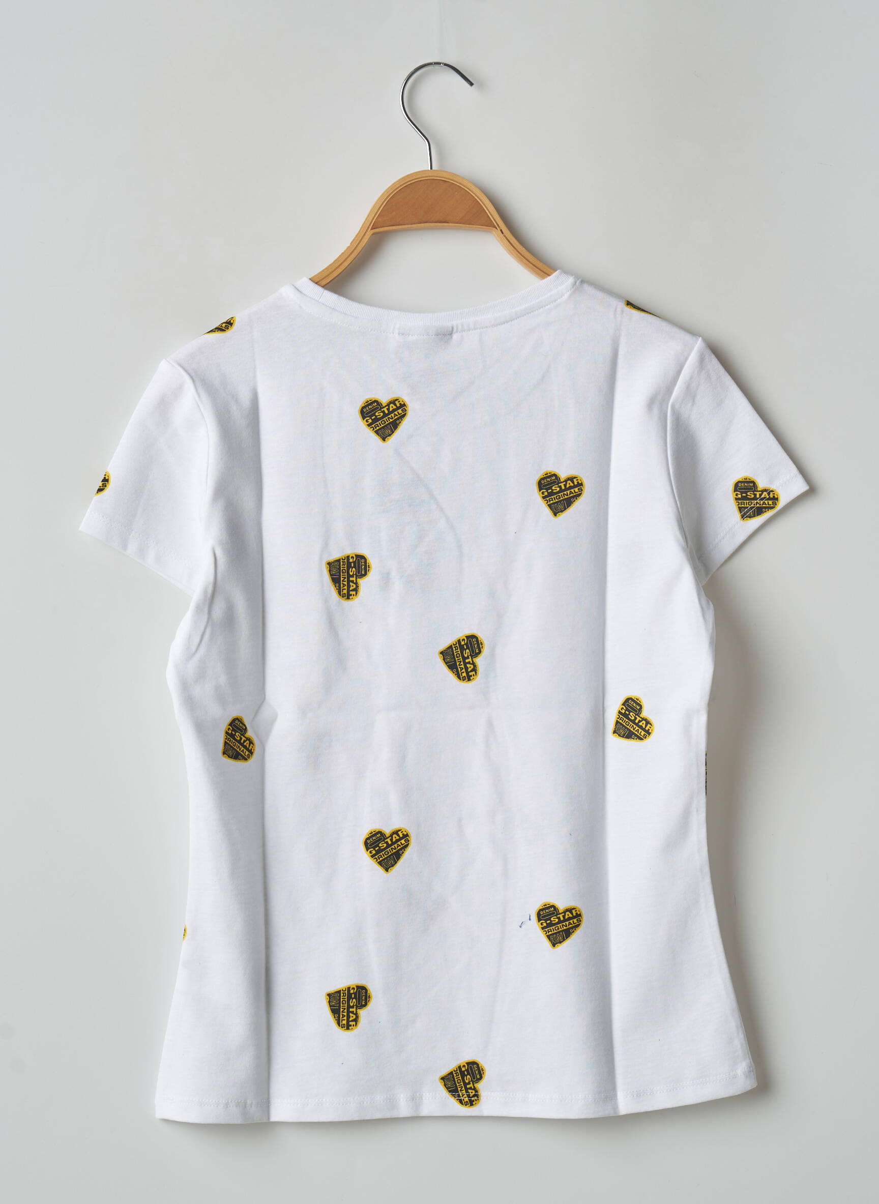 G Star Tshirts Fille couleur blanc