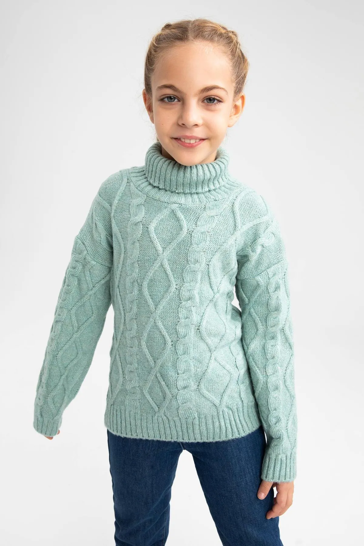 DeFacto  Rollkragenpullover mit normaler Passform für Mädchen R1986a622wn