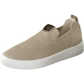 Michael Kors Juno Knit Slip On in gold