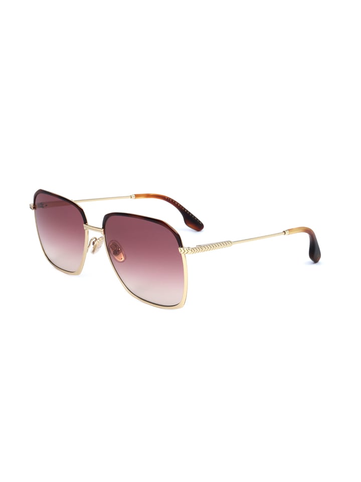 Victoria Beckham Damen-Sonnenbrille in Gold/ Pink günstig kaufen 59
