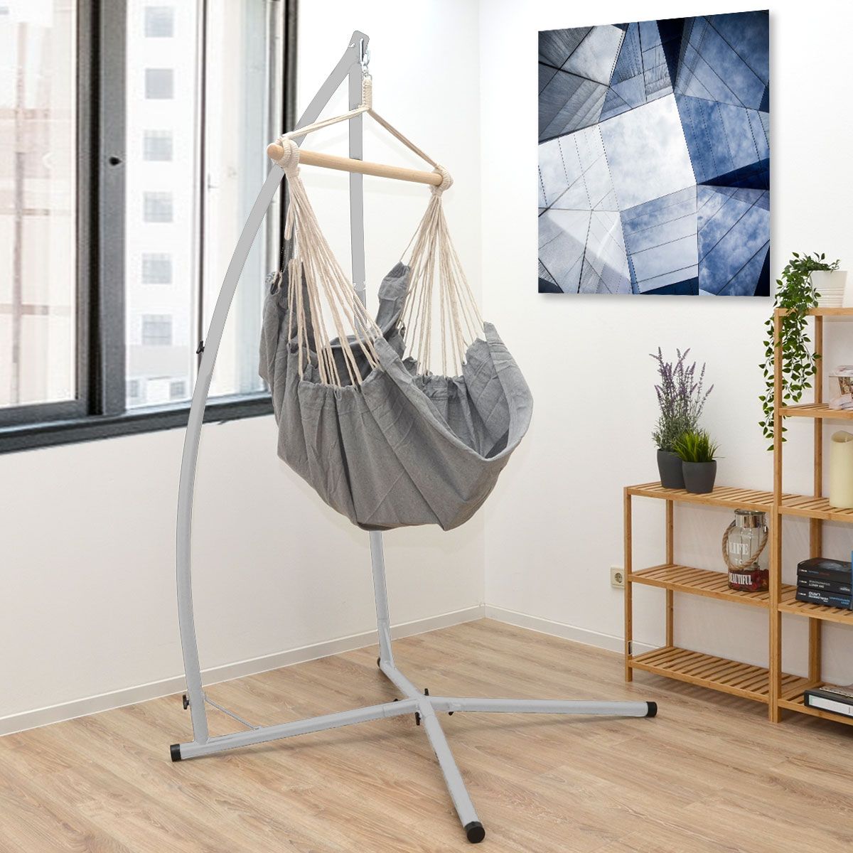 AMANKA 215 cm bis 120 kg Hängesessel Gestell
