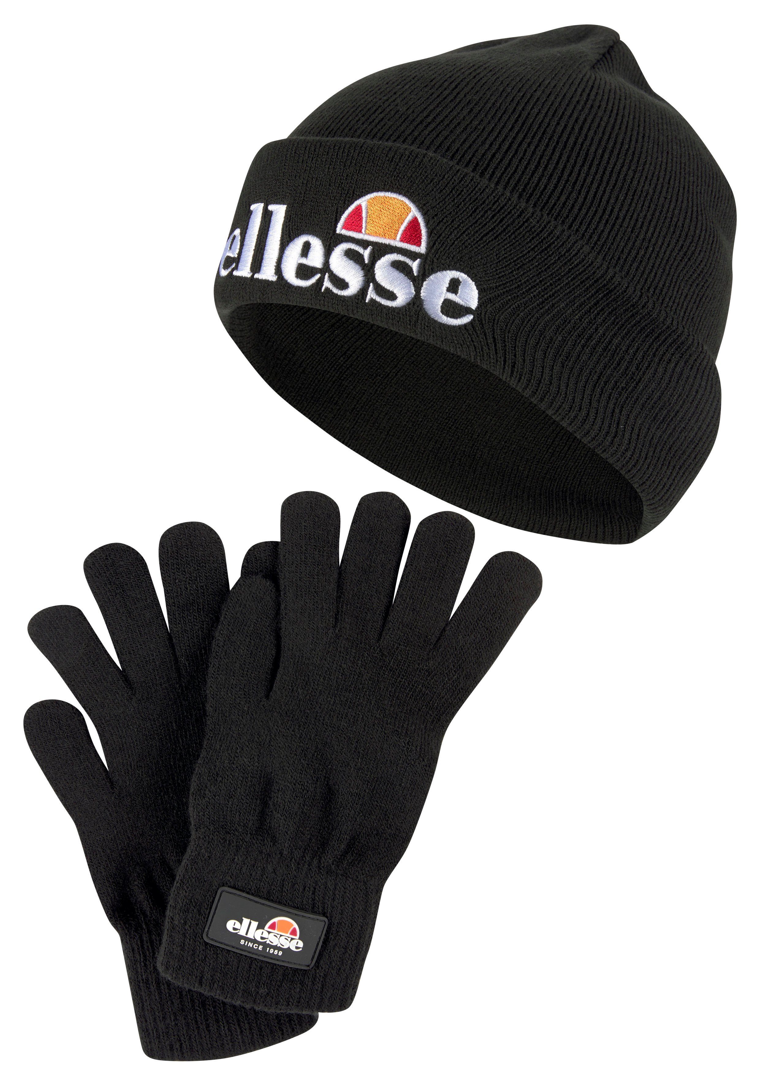Ellesse Strickmütze Velly And Bubb Gift Pk (Set, 2-St., mit Handschuhen)