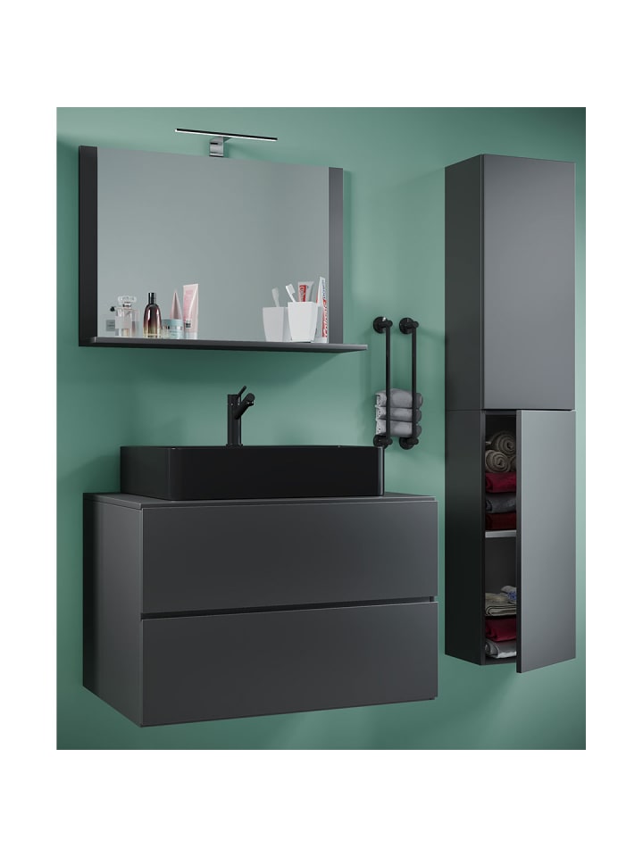 ebuy24 Badmöbelset LendasLBL anthrazit anthrazit 114 x 52 cm günstig kaufen onesize