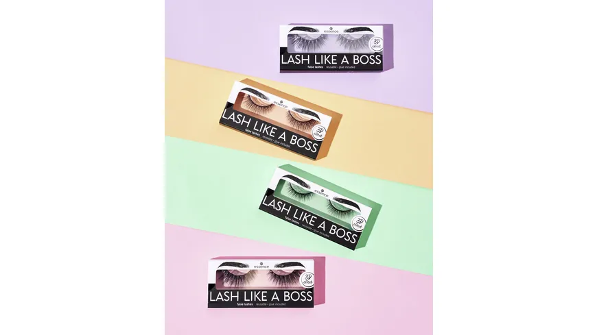 essence LASH LIKE A BOSS false lashes Unique