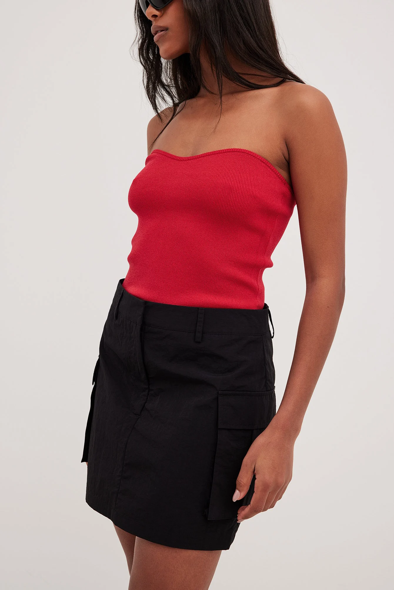 Tube-Top aus Feinstrick