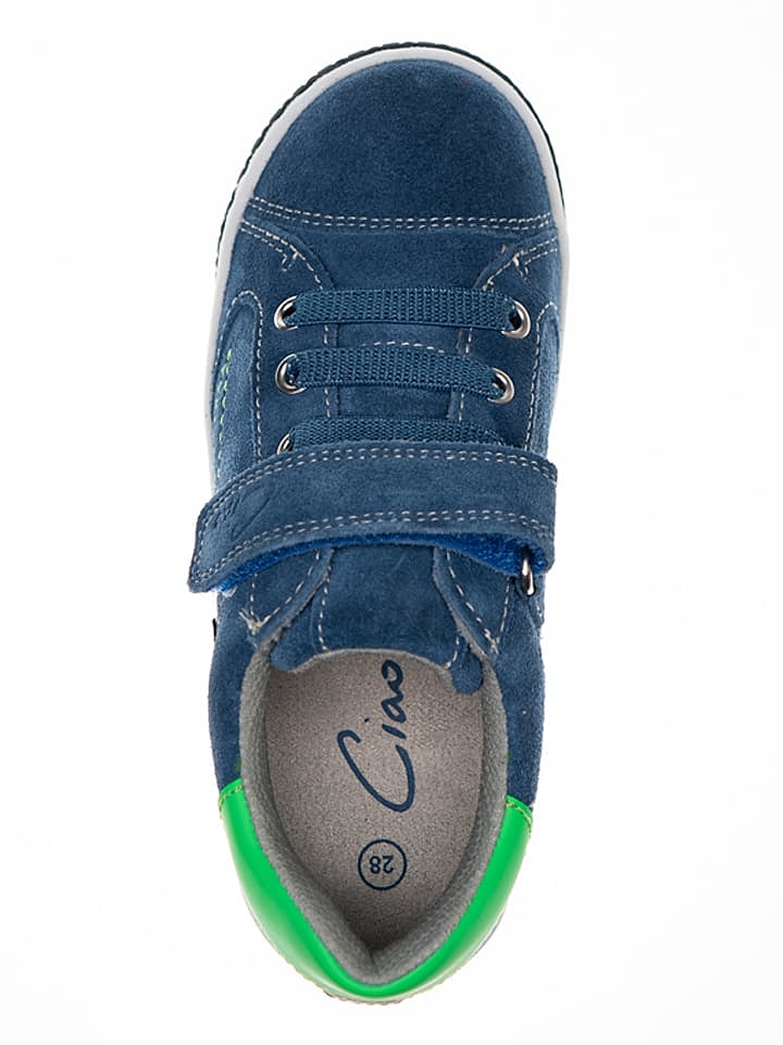 Ciao Leder-Sneakers in Blau günstig kaufen 30