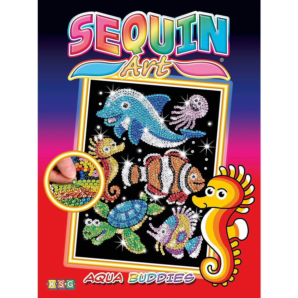 Sequin Art Red - Meerestiere