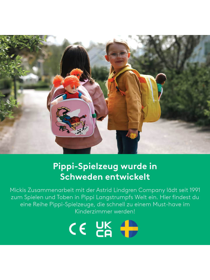 Pippi Langstrumpf Rucksack Pippi Langstrumpf in rosa günstig kaufen onesize