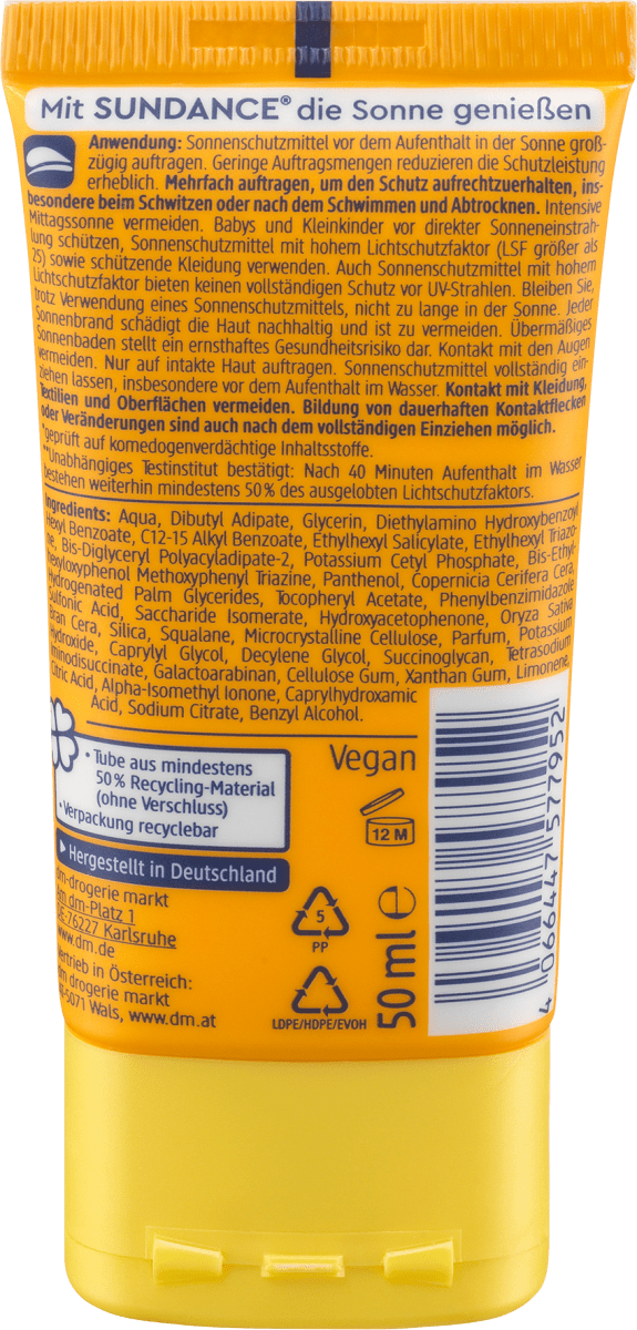 Sonnenfluid Gesicht mattierend LSF 50, 50 ml