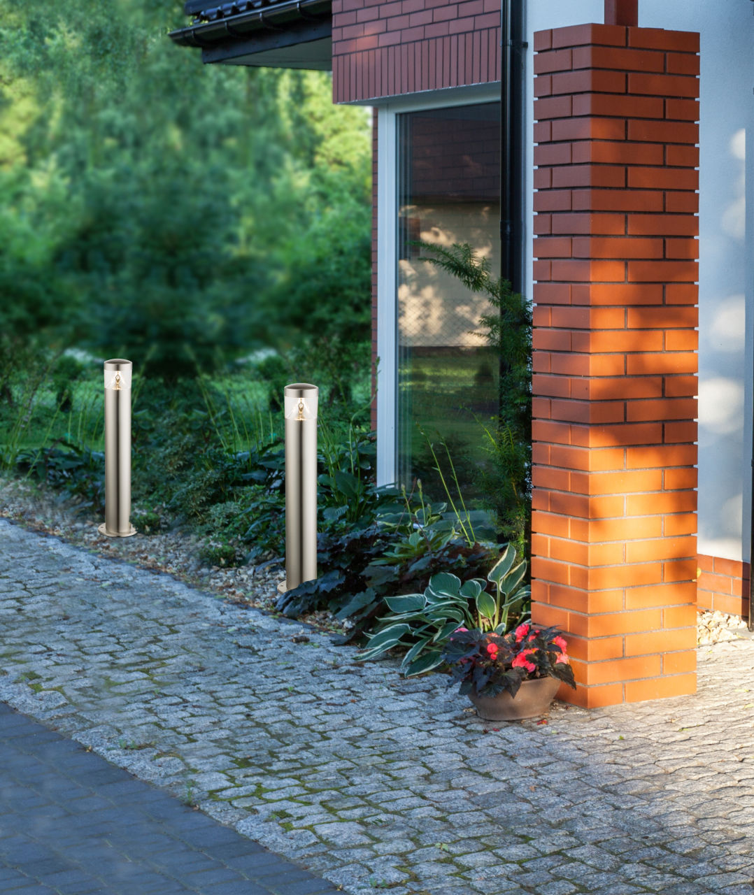 Globo Lighting - FOSCA - Außenleuchte Edelstahl, LED