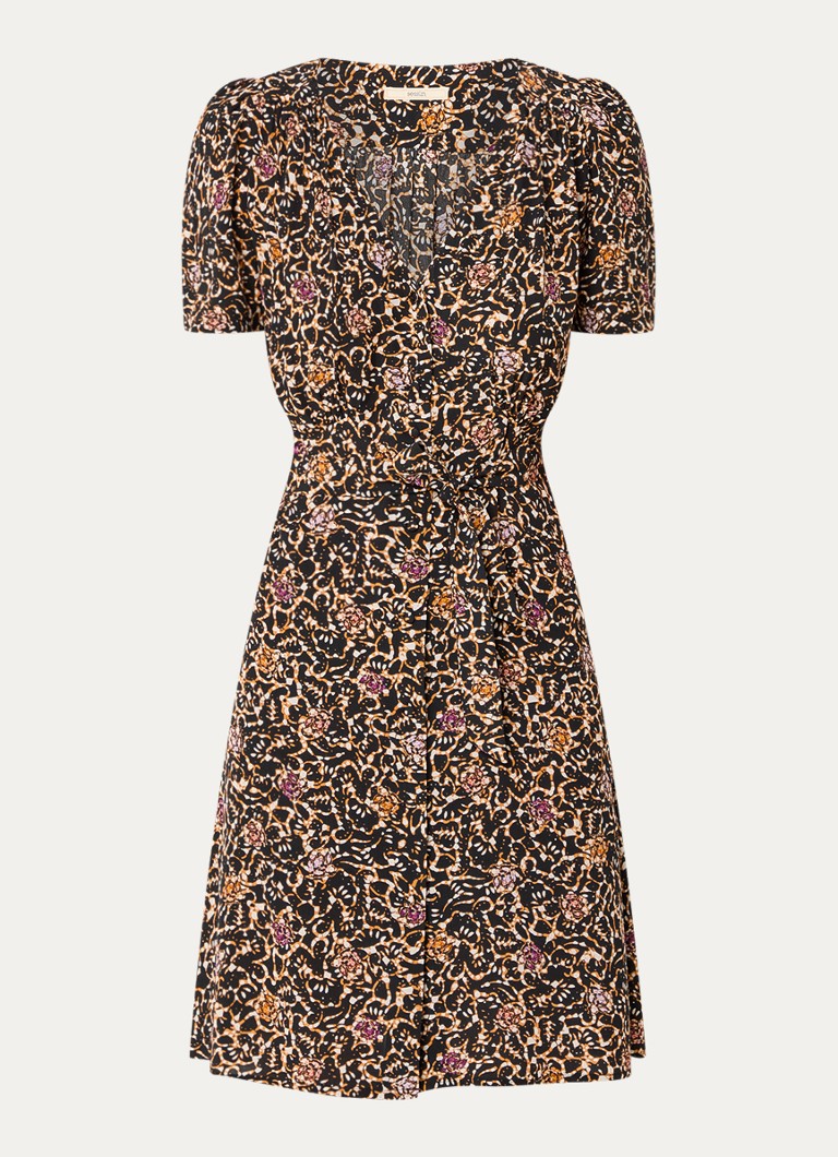 Μίνι μπλούζα Sessùn Claudia με στάμπα και ζώνη που δένει