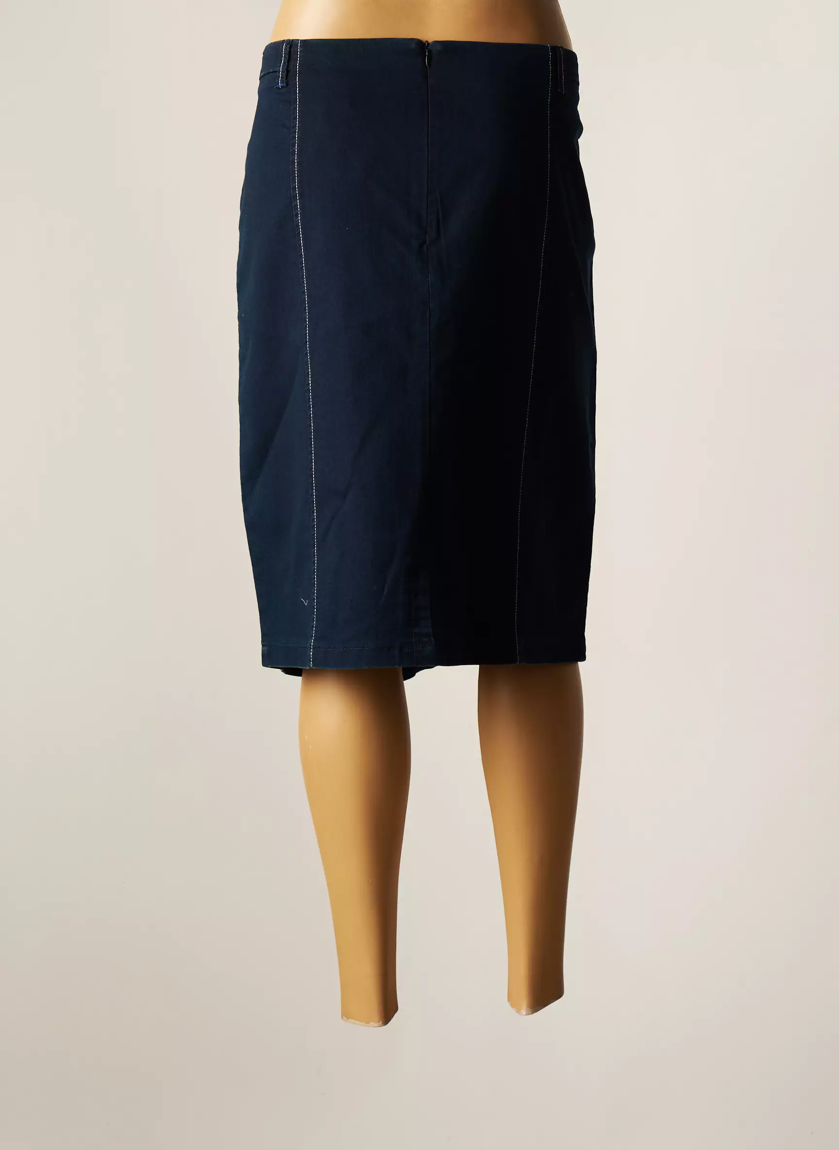 Christine Laure Jupes Mi Longues Femme couleur bleu