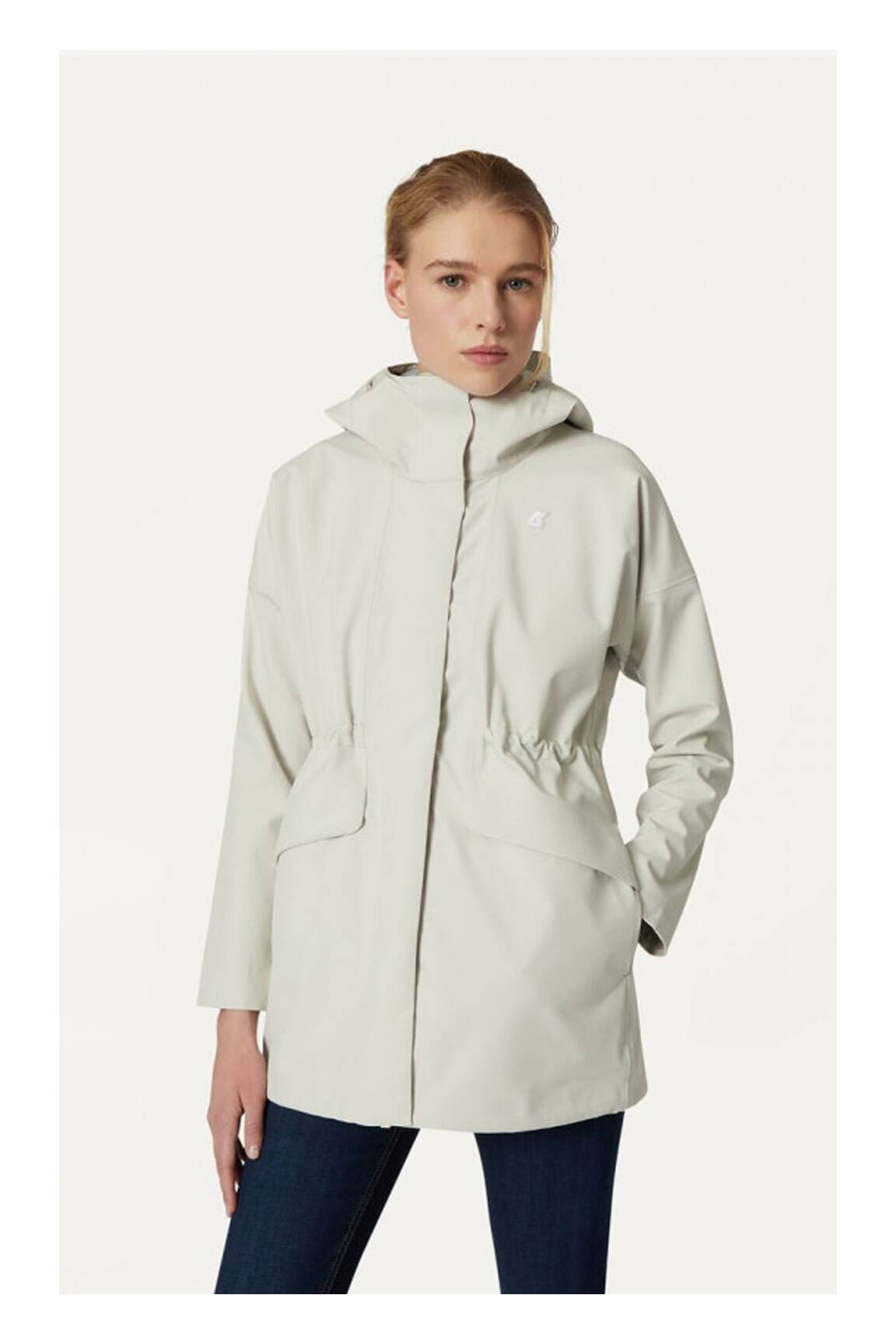 K Way Parkas Femme couleur beige