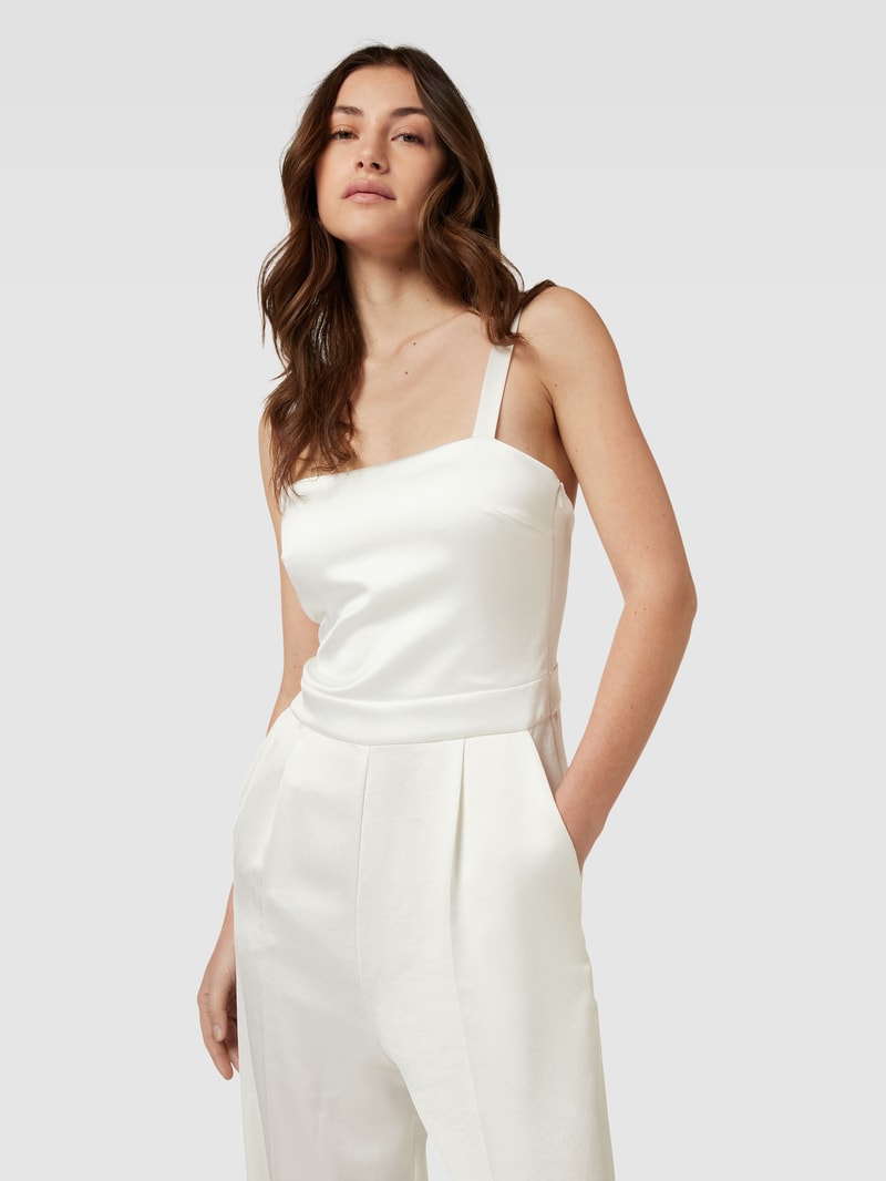 Jumpsuit mit Bügelfalten Modell 'Kagelinara' in offwhite